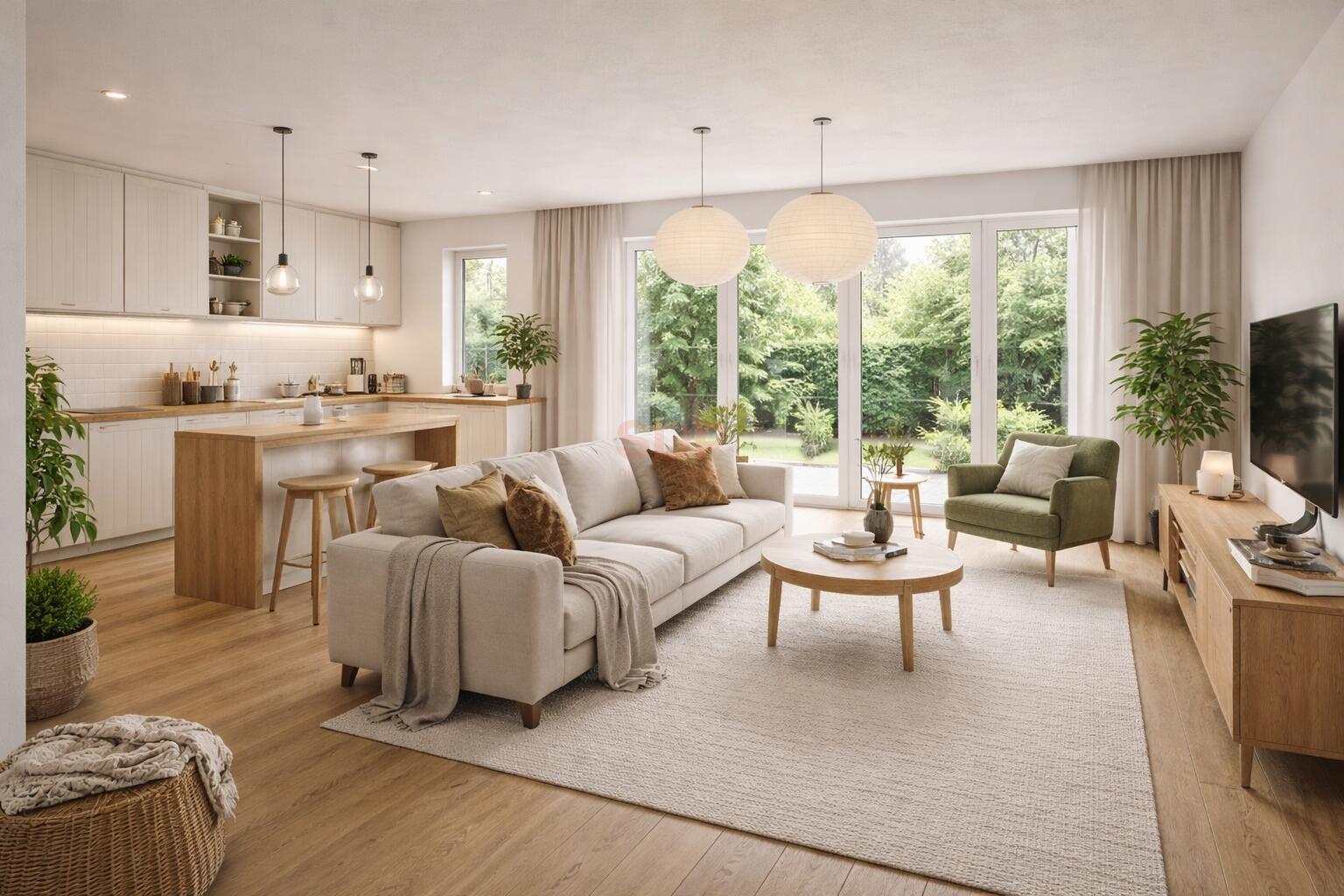 Nowoczesny dom w zabudowie szeregowej | 106 m² | Ogród + taras