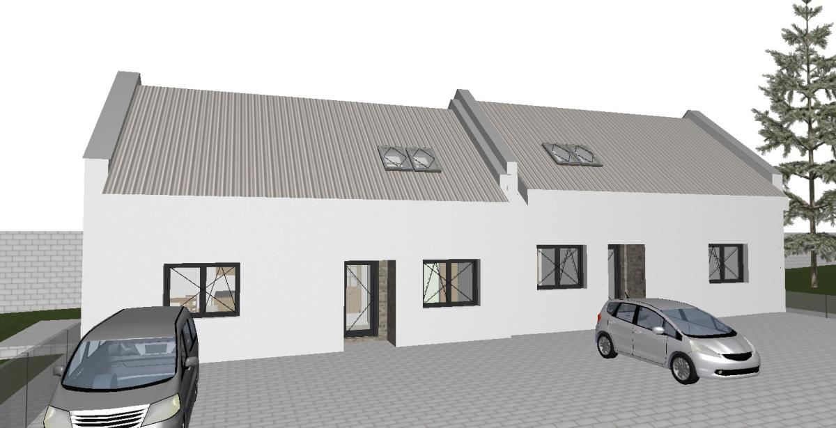 Stavebný pozemok so stavebným povolením a projektom na dvojdom