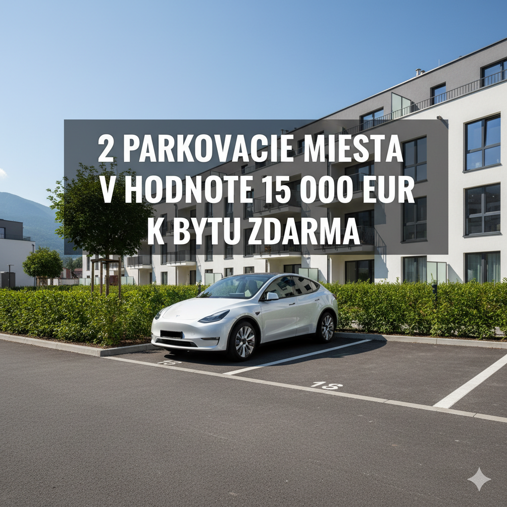 3-izbový byt (71 m²) s 2 park. miestami – Projekt PRI KAPLNKE, Dubová