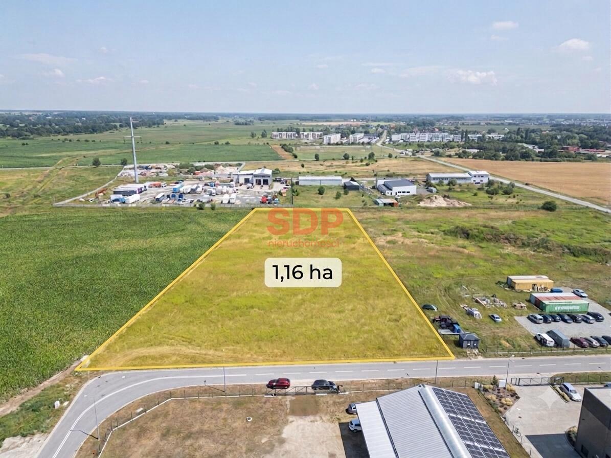 Grunt komercyjny 1,16 ha| media w działce | gotowa koncepcja