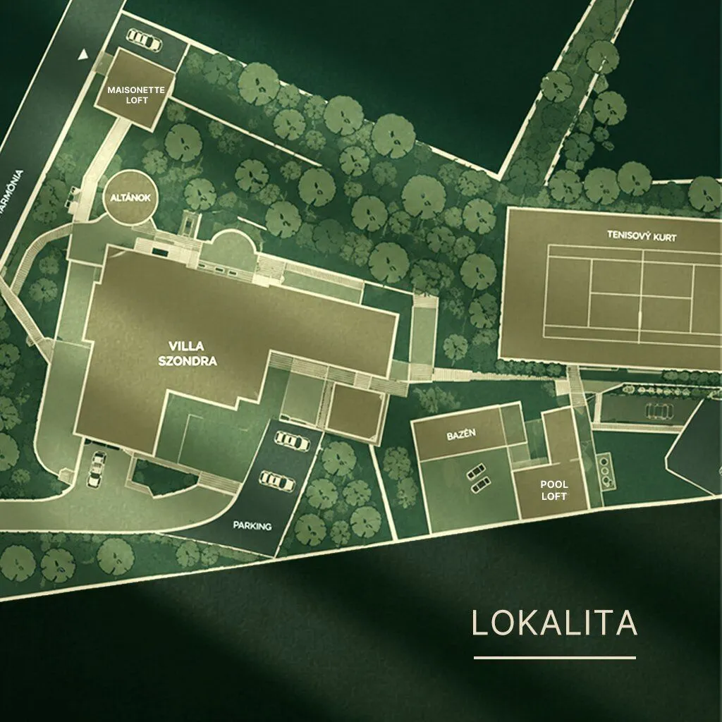 PNORF – 2-izbový dom | Pool Loft | Bazén · Tenis · Rezort | Villa Szondra, Modra – Harmónia