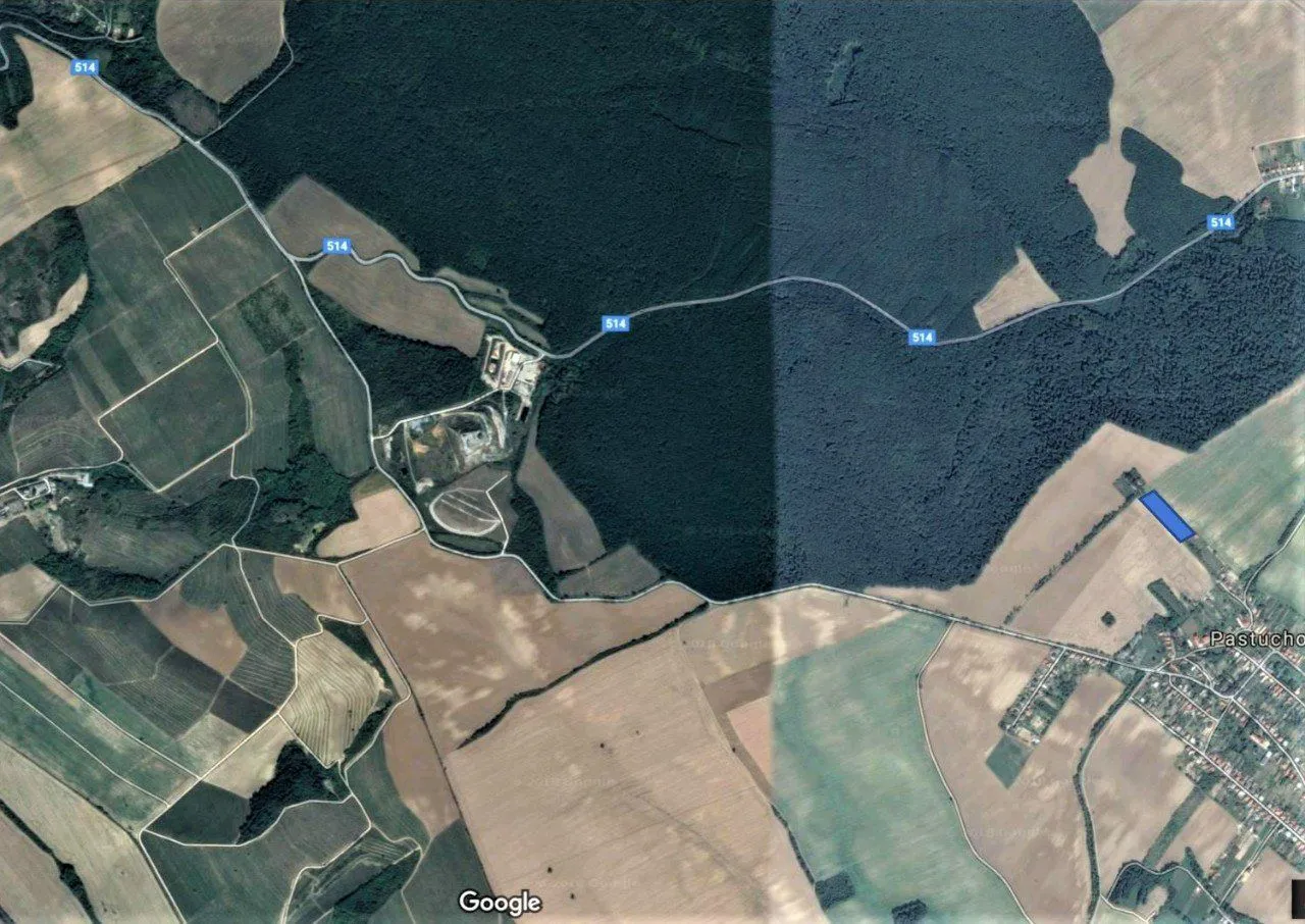 PNORF – developerský pozemok, 7305 m2, šírka 35 m, Pastuchov