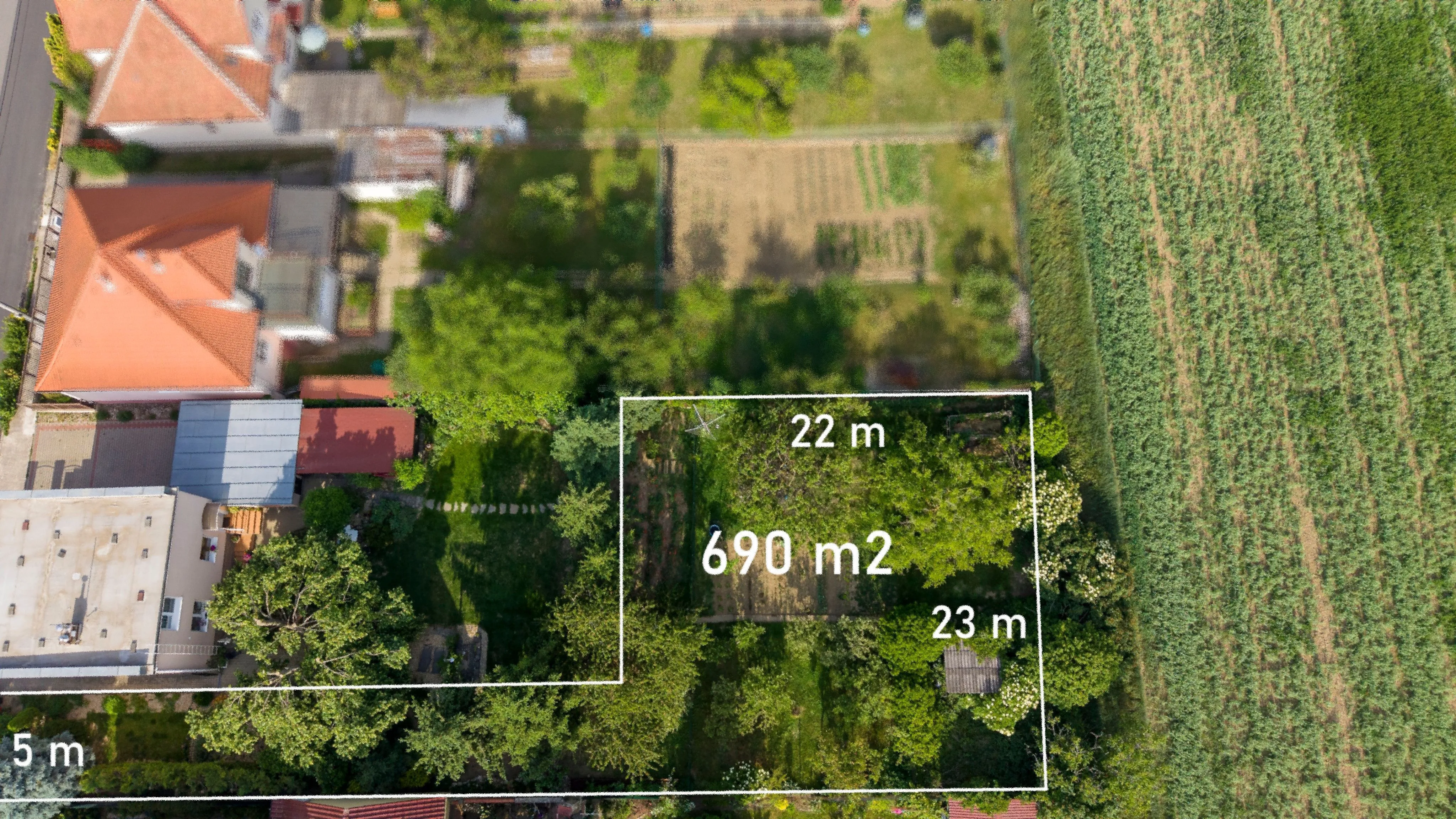 PNORF – Ideálny st. pozemok 690 m², šírka 23 m, Gojdičova ul.
