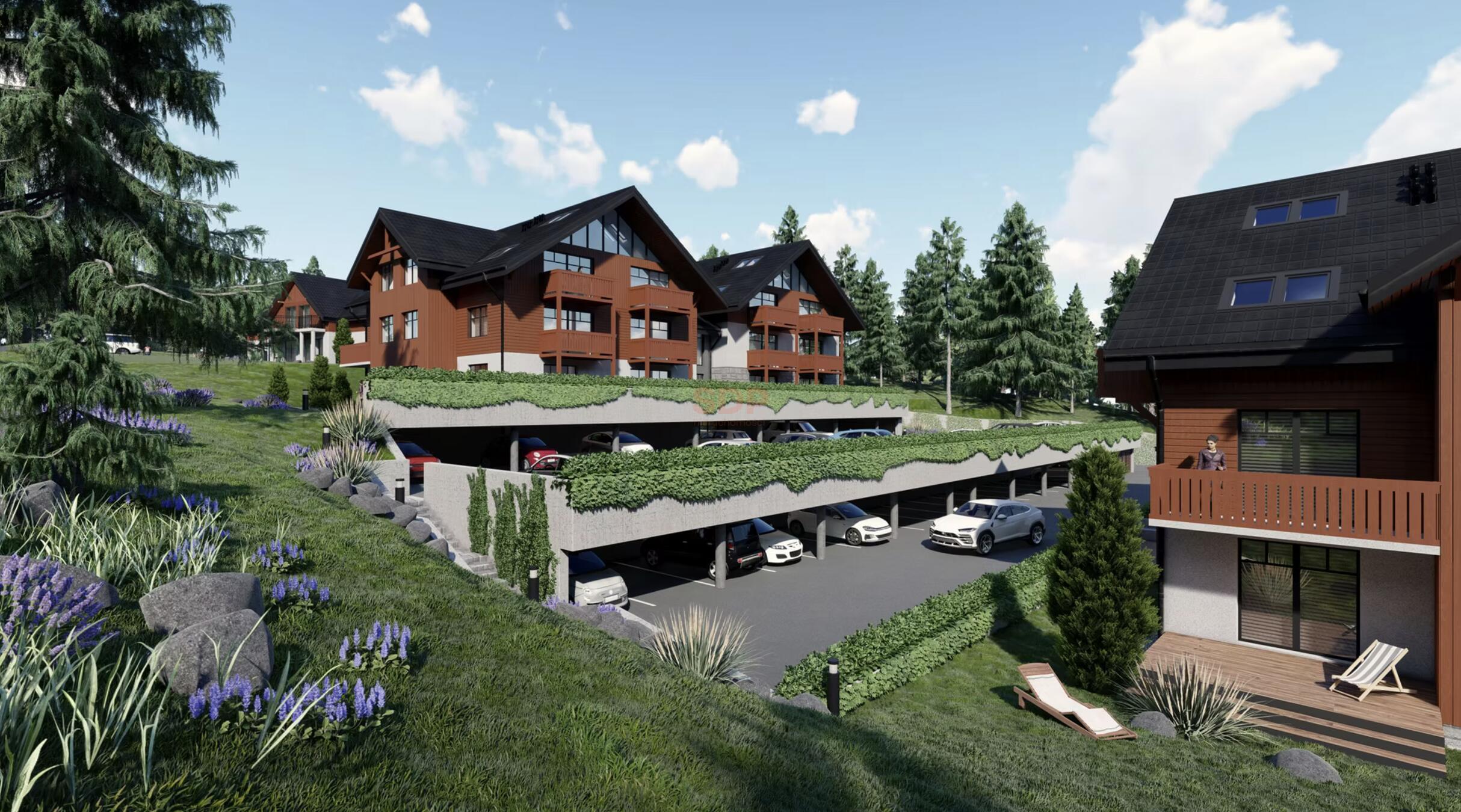 Widokowy apartament w sercu natury | STREFA SPA |