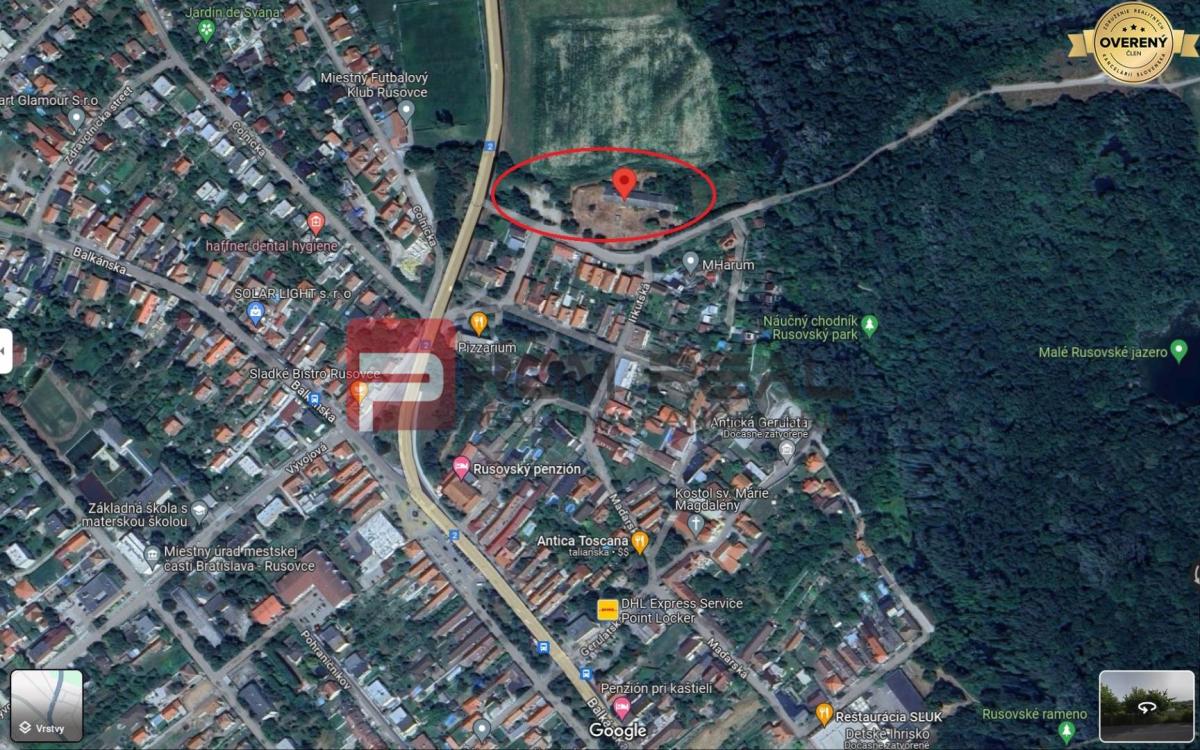 Pozemok pre občiansku vybavenosť a obchod Rusovce