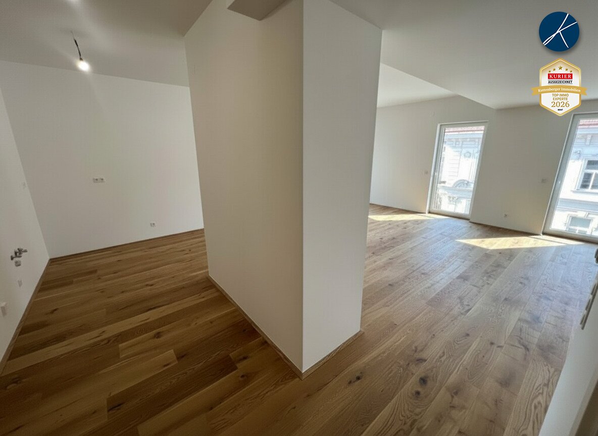 *Superprojekt: ''Über den Baumwipfeln" TOP 49 Sonnige 3 Zimmer + Küche *MIT ZWEI TRAUMHAFTEN WEST-LOGGIEN*