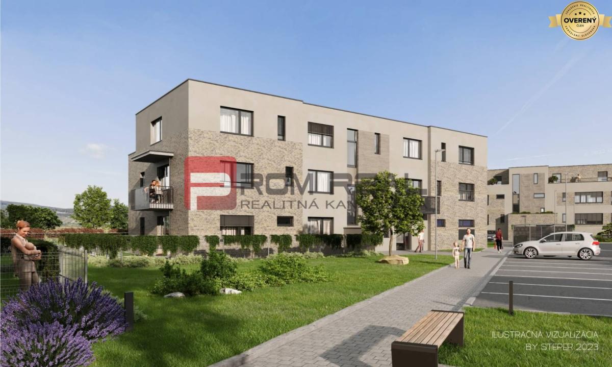 PREDAJ 3 izbového bytu s balkónom Prémiova novostavba Pezinok A0+