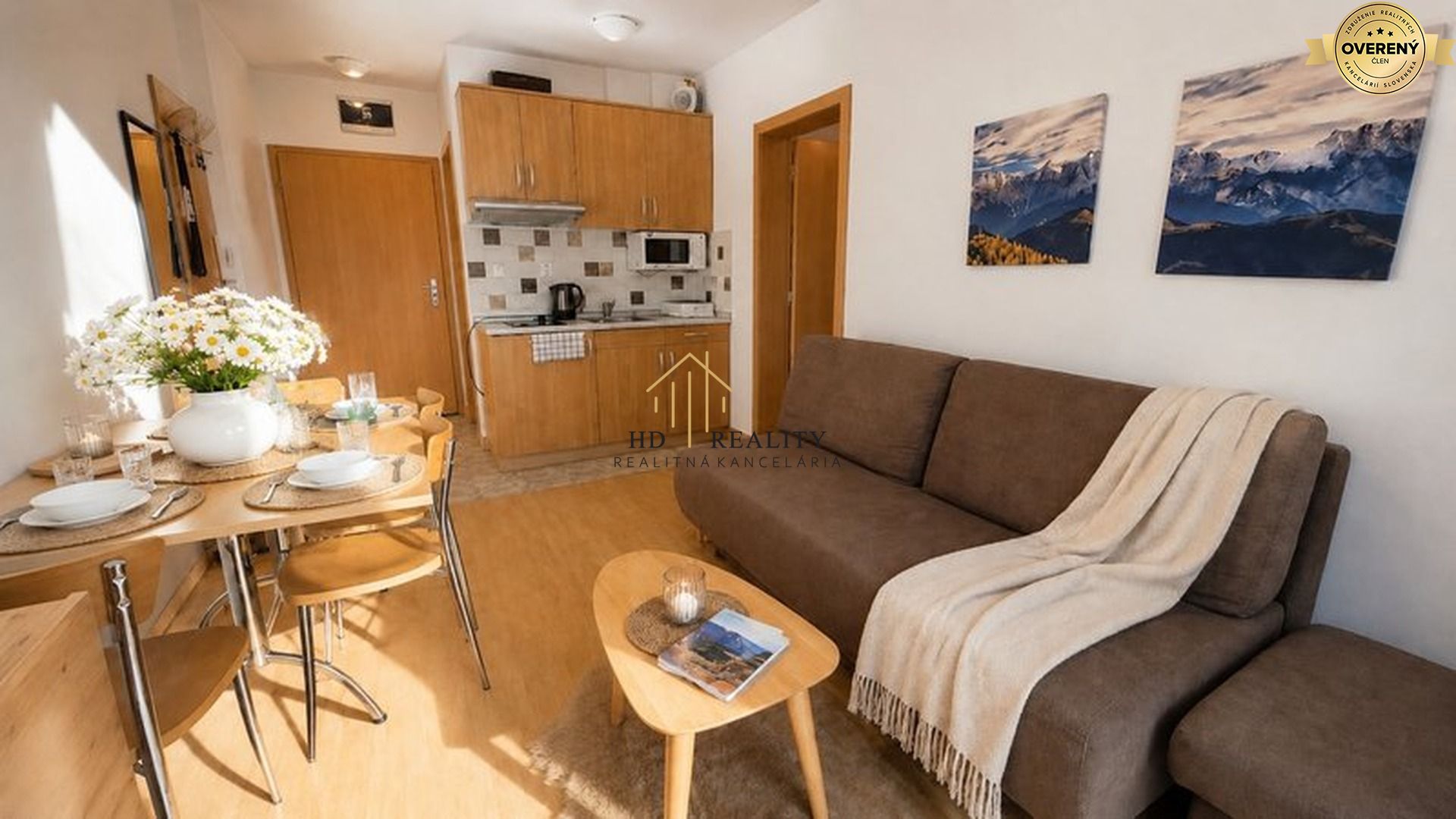 HD REALITY, predaj, 2- izbový byt na Donovaloch bytový dom Šafran.