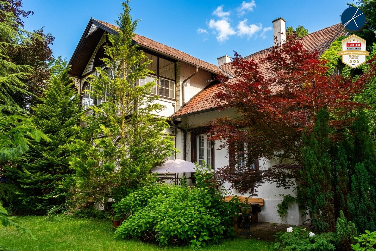 Charmante Jugendstilvilla mit 10 Zimmer und schönem Garten!