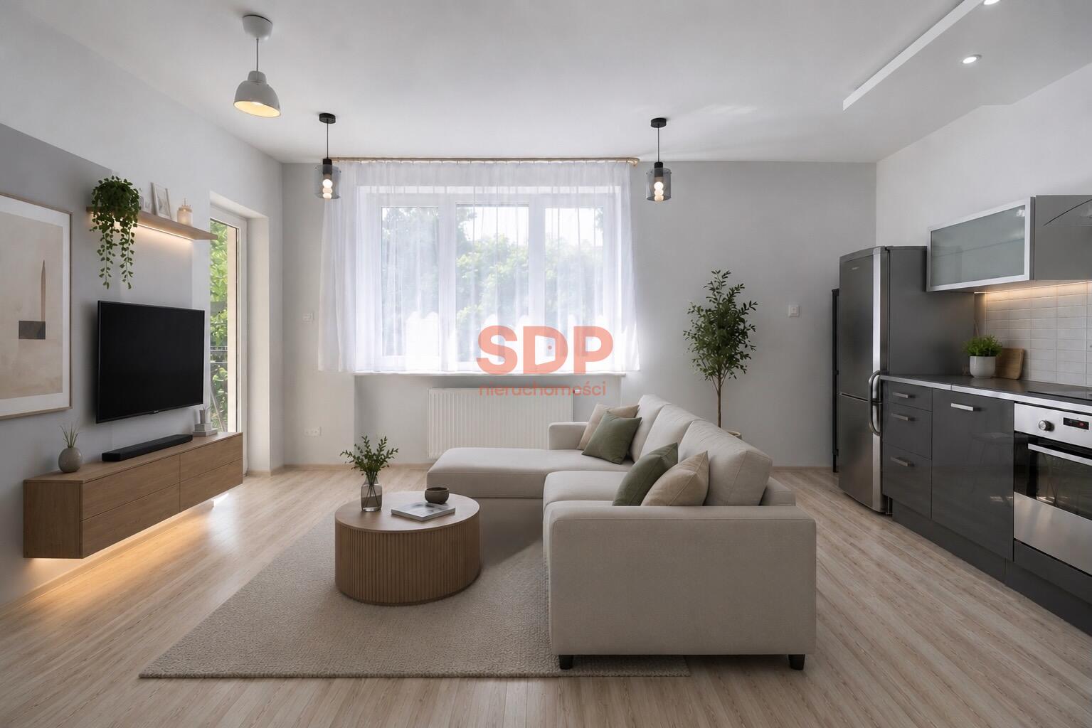 42 m2 | 2 pokoje | Aneks | Balkon loggia z widokiem na zieleń