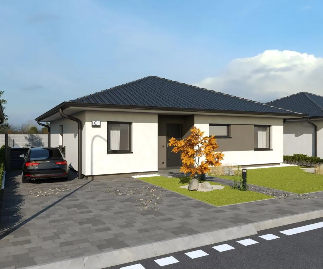 PNORF – novostavba 4i RD 120 m2, pozemok 510 m2, tep. čerpadlo, IBV Sever - Madunice
