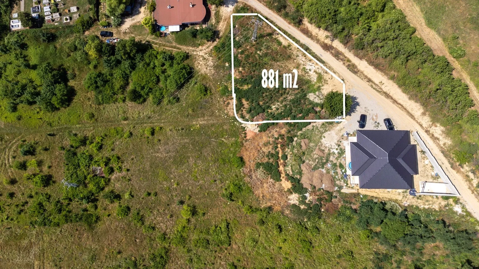 Exkluzívne PNORF – stavebný pozemok, 881 m2, 100,-€/m2, IS pred pozemkom, Koplotovce