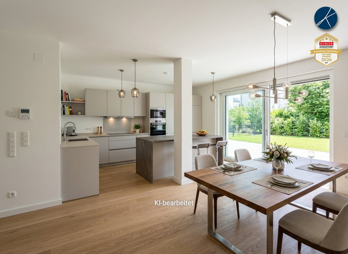 🌻🌼🌺Gartentraum mit 400m² Außenflächen und 7 Terrassentüren (Top 4) - Erstbezug!