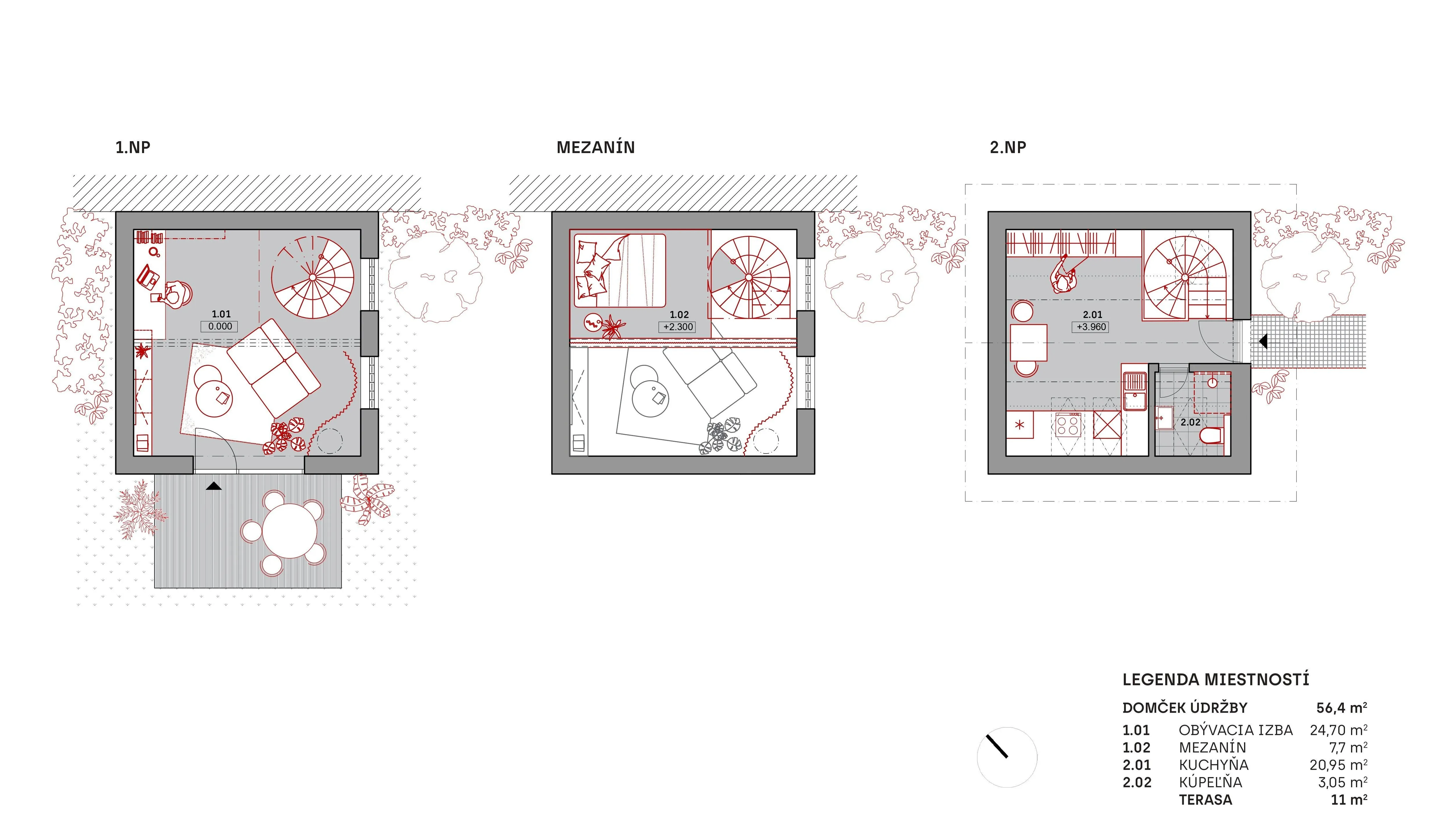 PNORF- Maisonette Loft: Industriálna elegancia v objatí lesa
