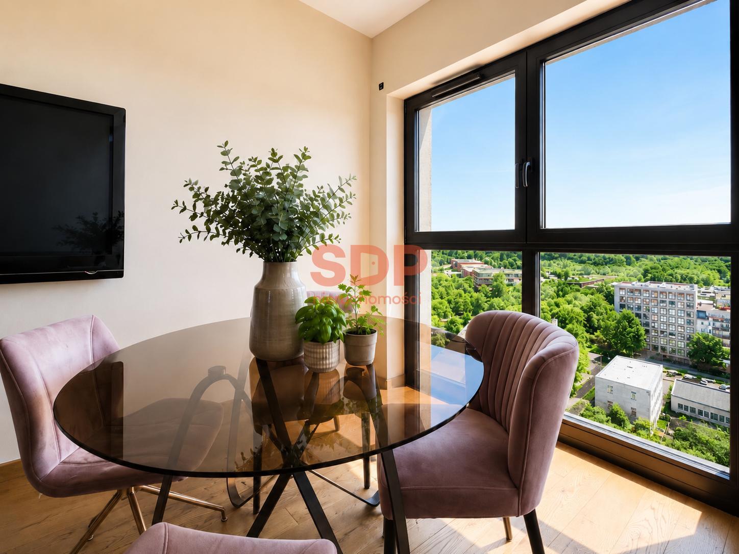 Jasne 2 pokoje z dostępem do strefy wellness | Widok | 15 piętro