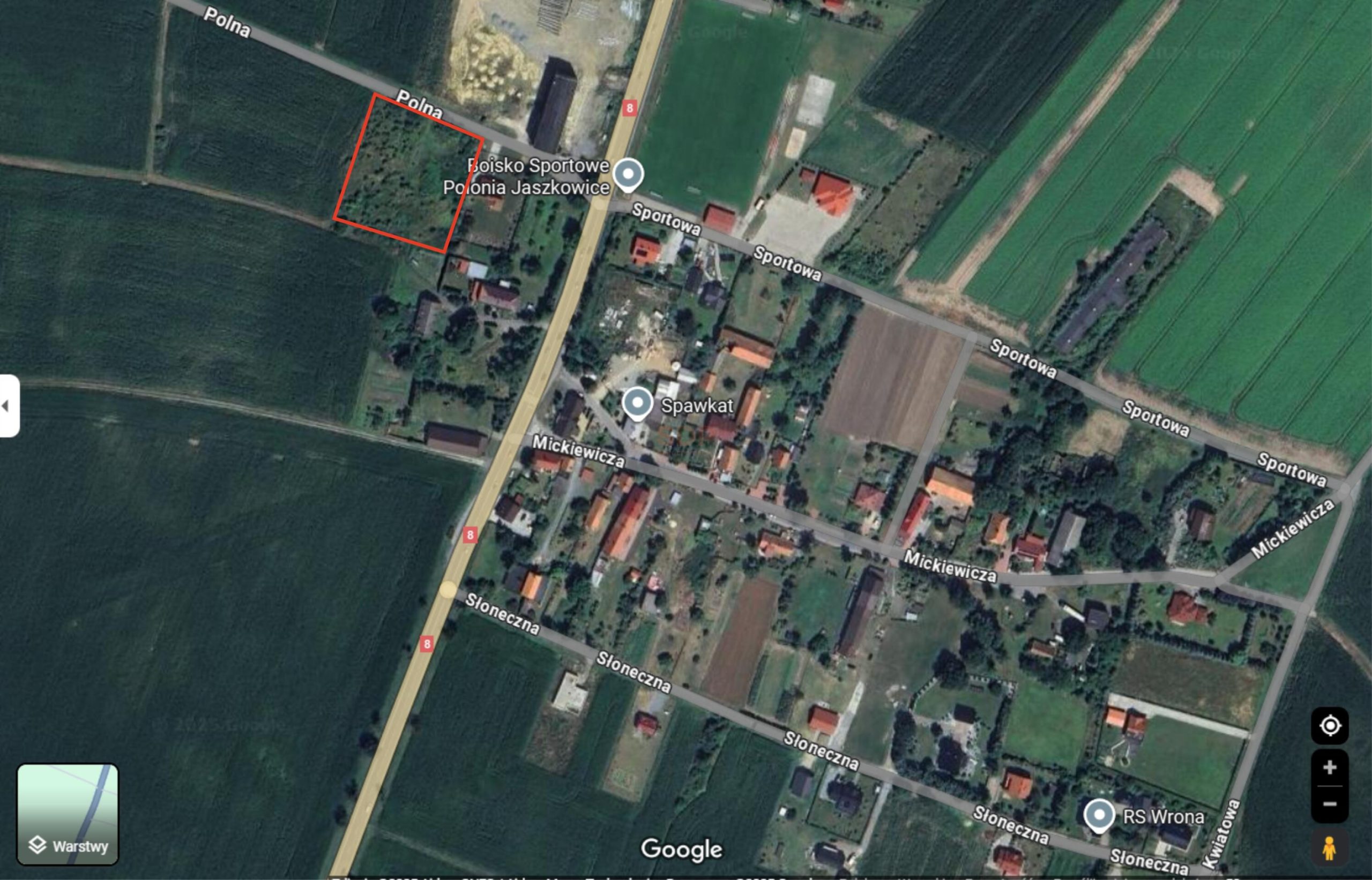 Duża działka budowlana, wszystkie media, droga gminna