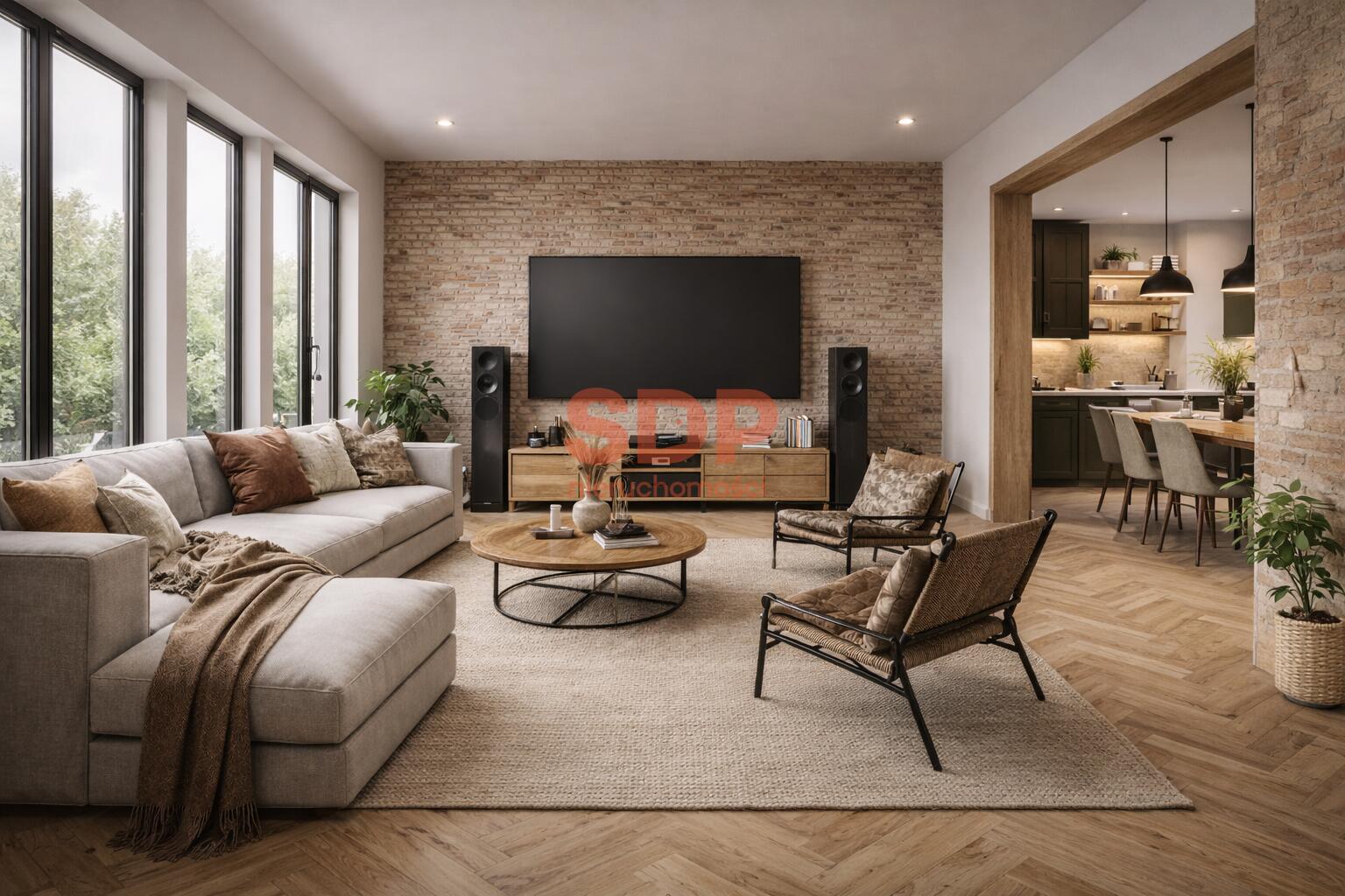 Apartament 3-poziomowy z prywatnym tarasem na dachu w centrum.