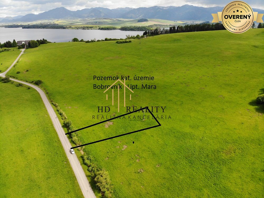 HD REALITY, Predaj, rekreačný pozemok Bobrovník, Liptovská Mara